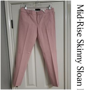 Banana Republic Mid-Rise Skinny Sloan Pant Dusty Pink Size 2